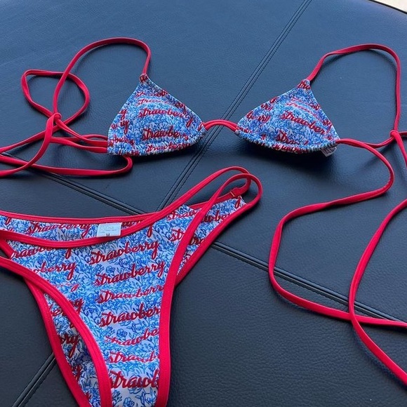strawberry milk mob Other - Strawberry milk mob bikini set